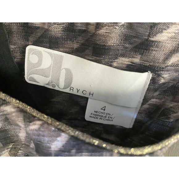 2B.Rych Metallic Houndstooth Sheath Dress ~4~Beautiful‎ - Picture 6 of 6